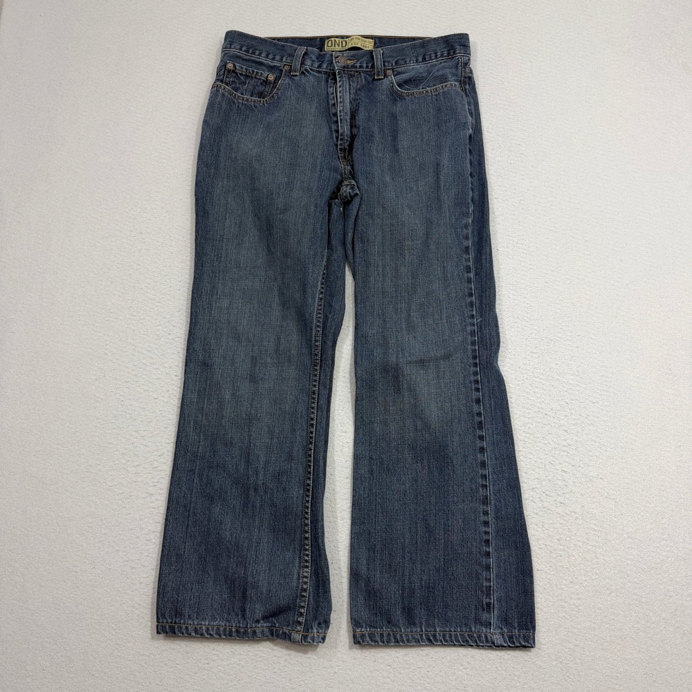 Vintage Old Navy Jeans Mens 33x30 Blue Low Rise Boot Cut Denim y2k Western 2000s